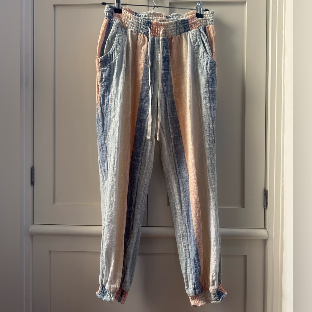 Rip Curl Pastel Striped Cropped Pants Size M